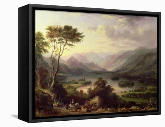 Derwent Water-Arthur Hughes-Framed Premier Image Canvas