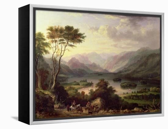 Derwent Water-Arthur Hughes-Framed Premier Image Canvas