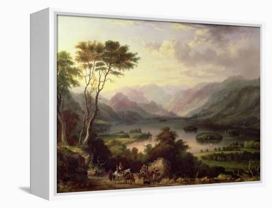 Derwent Water-Arthur Hughes-Framed Premier Image Canvas