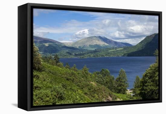 Derwentwater, and Saddleback (Blencathra), Keswick, Lake District National Park, Cumbria-James Emmerson-Framed Premier Image Canvas