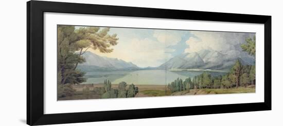 Derwentwater from the South, 1786-Francis Towne-Framed Giclee Print