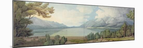 Derwentwater from the South, 1786-Francis Towne-Mounted Giclee Print