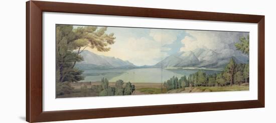 Derwentwater from the South, 1786-Francis Towne-Framed Giclee Print