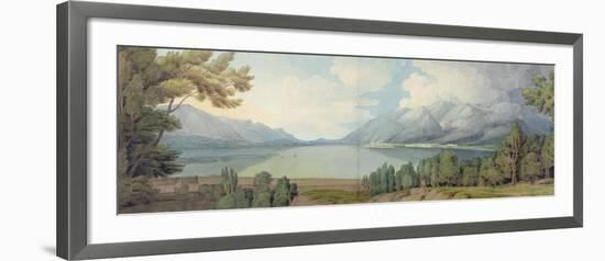 Derwentwater from the South, 1786-Francis Towne-Framed Giclee Print