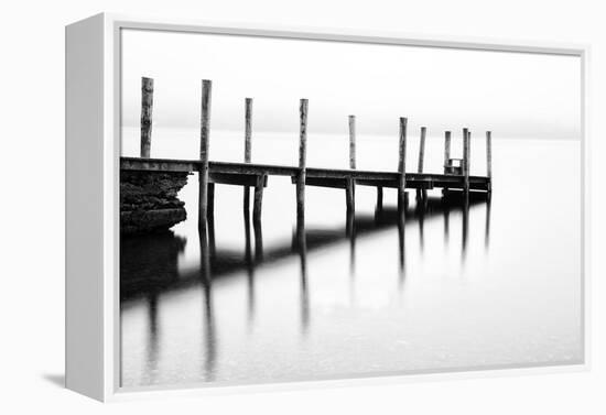 Derwentwater jetty, Cumbria, UK-Nadia Isakova-Framed Premier Image Canvas