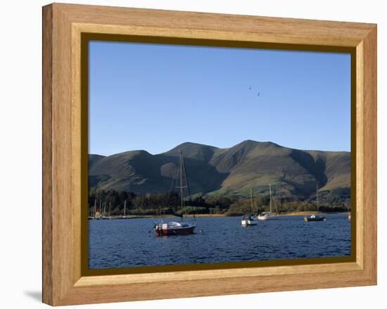 Derwentwater, Lake District, Cumbria, England-Peter Thompson-Framed Premier Image Canvas