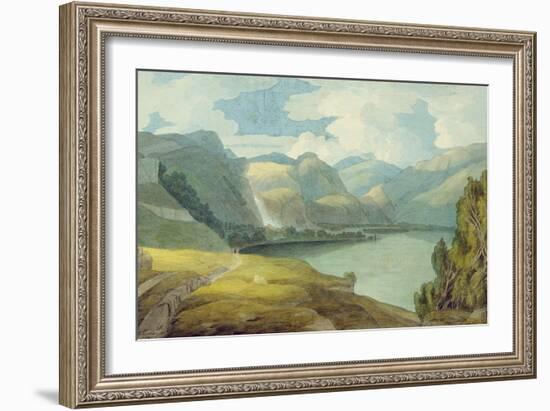 Derwentwater Looking South, 1786-Francis Towne-Framed Giclee Print