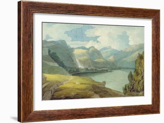 Derwentwater Looking South, 1786-Francis Towne-Framed Giclee Print