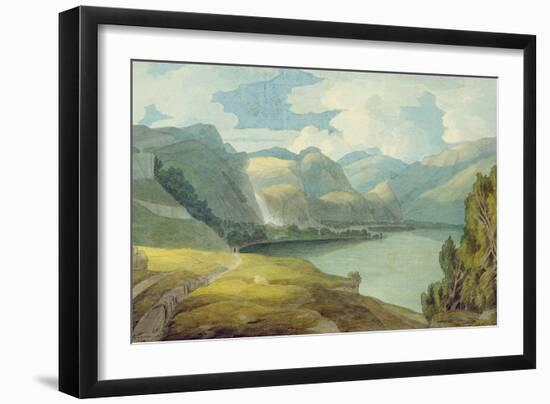 Derwentwater Looking South, 1786-Francis Towne-Framed Giclee Print