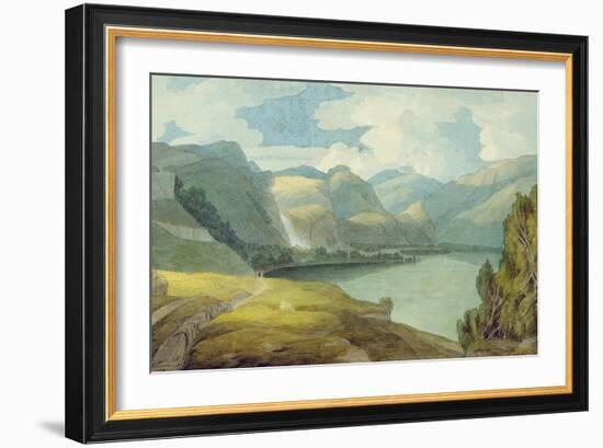 Derwentwater Looking South, 1786-Francis Towne-Framed Giclee Print