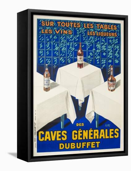 Des Caves Generales Dubuffet French Wine and Spirits Poster-null-Framed Premier Image Canvas