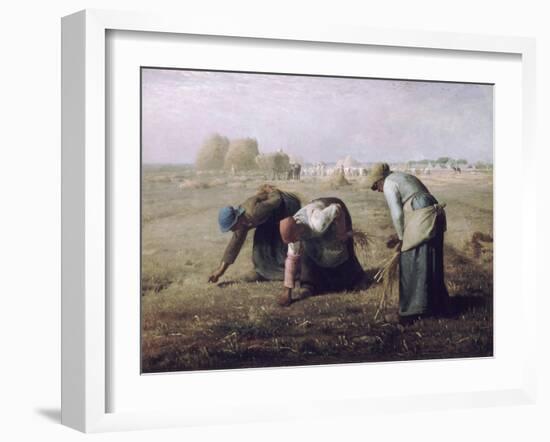 Des Glaneuses (The Gleaners)-Jean-Fran?ois Millet-Framed Giclee Print