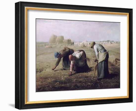 Des Glaneuses (The Gleaners)-Jean-Fran?ois Millet-Framed Giclee Print