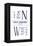 Des Moines, Iowa - Latitude and Longitude (Blue)-Lantern Press-Framed Stretched Canvas