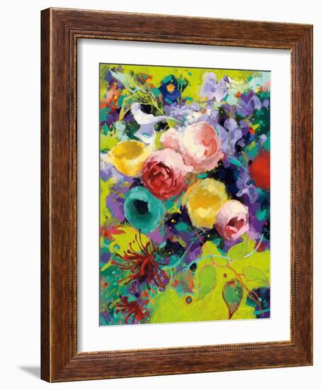 Des Roses-Shirley Novak-Framed Art Print