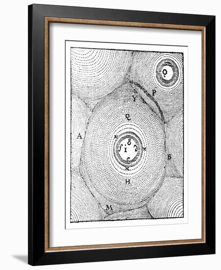 Descartes' Model of the Universe, 1668-null-Framed Giclee Print