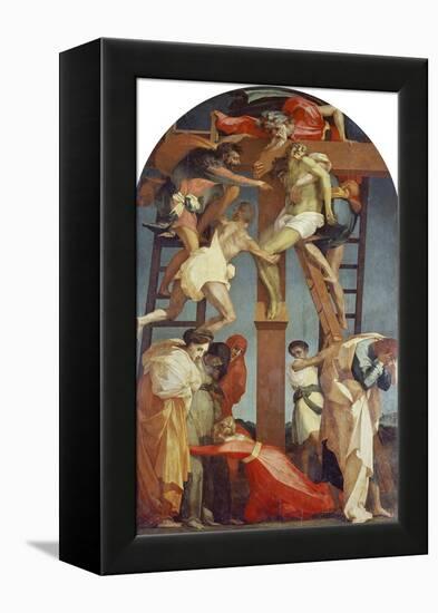 Descent from the Cross, 1521-Rosso Fiorentino (Battista di Jacopo)-Framed Premier Image Canvas