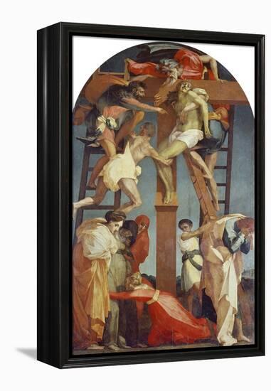 Descent from the Cross, 1521-Rosso Fiorentino (Battista di Jacopo)-Framed Premier Image Canvas