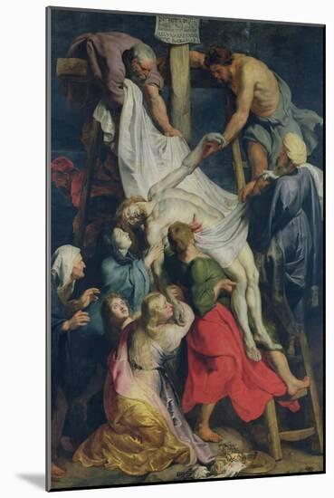 Descent from the Cross, 1617-Peter Paul Rubens-Mounted Giclee Print