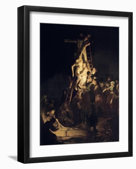 Descent from the Cross, 1634-Rembrandt van Rijn-Framed Giclee Print