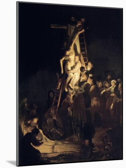 Descent from the Cross, 1634-Rembrandt van Rijn-Mounted Giclee Print