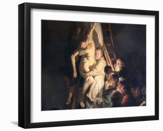 Descent from the Cross, 1634-Rembrandt van Rijn-Framed Giclee Print