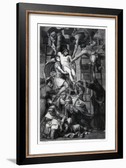 Descent from the Cross, C1545-E Thomas-Framed Giclee Print