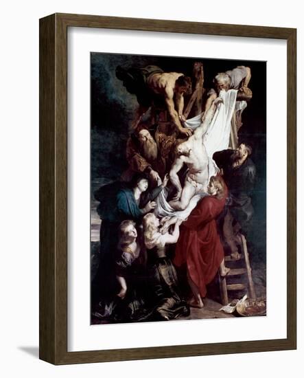 Descent from the Cross, C1612-1614-Peter Paul Rubens-Framed Giclee Print