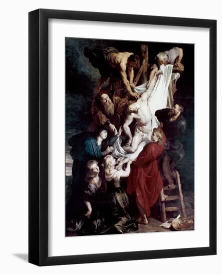 Descent from the Cross, C1612-1614-Peter Paul Rubens-Framed Giclee Print