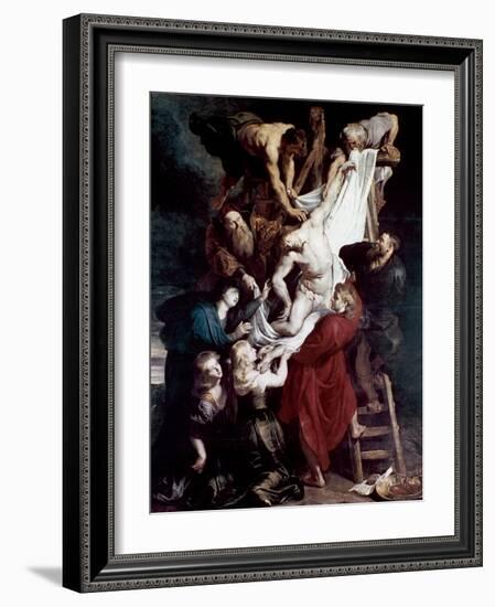 Descent from the Cross, C1612-1614-Peter Paul Rubens-Framed Giclee Print