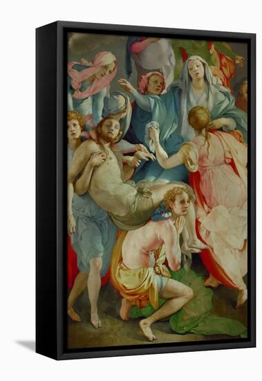 Descent from the Cross, Capponi Chapel-Jacopo da Carucci Pontormo-Framed Premier Image Canvas