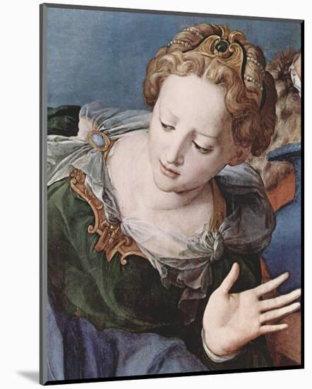 Descent from the Cross-Agnolo Bronzino-Mounted Premium Giclee Print