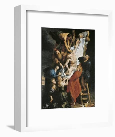 Descent from the Cross-Peter Paul Rubens-Framed Premium Giclee Print