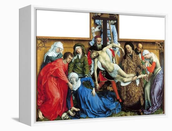 Descent from the Cross-Rogier van der Weyden-Framed Premier Image Canvas