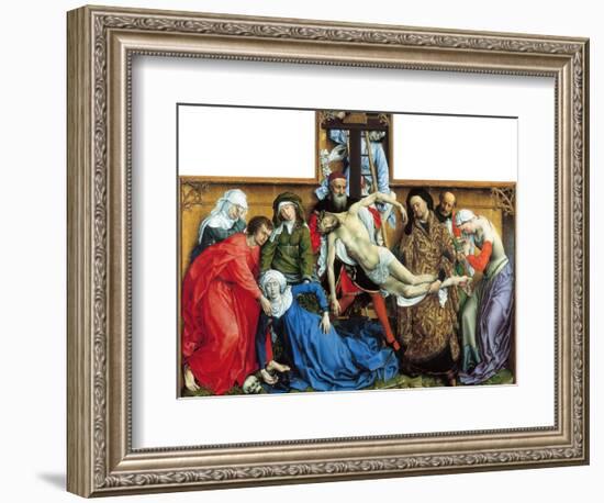 Descent from the Cross-Rogier van der Weyden-Framed Giclee Print