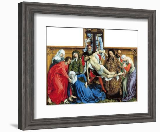 Descent from the Cross-Rogier van der Weyden-Framed Giclee Print