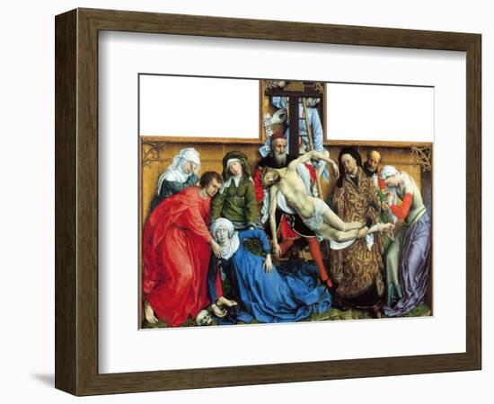 Descent from the Cross-Rogier van der Weyden-Framed Giclee Print