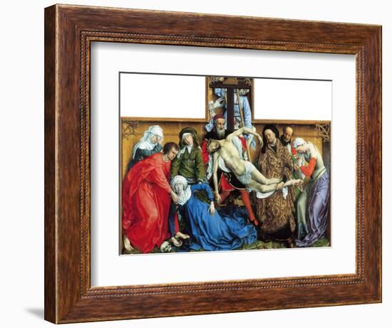 Descent from the Cross-Rogier van der Weyden-Framed Giclee Print