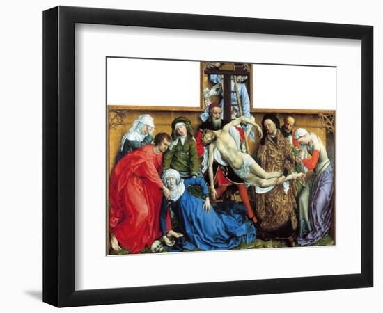 Descent from the Cross-Rogier van der Weyden-Framed Giclee Print