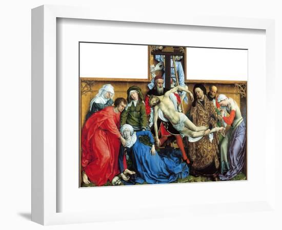 Descent from the Cross-Rogier van der Weyden-Framed Giclee Print