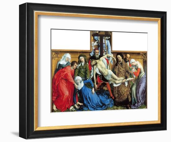 Descent from the Cross-Rogier van der Weyden-Framed Giclee Print