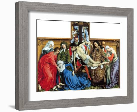 Descent from the Cross-Rogier van der Weyden-Framed Giclee Print