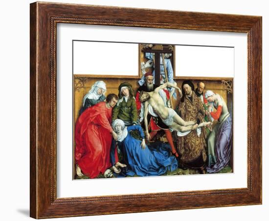 Descent from the Cross-Rogier van der Weyden-Framed Giclee Print