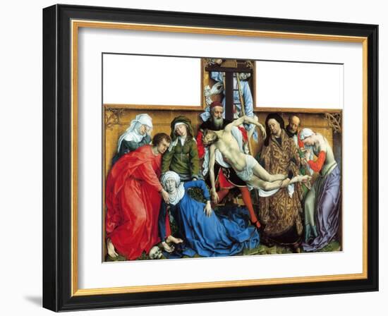 Descent from the Cross-Rogier van der Weyden-Framed Giclee Print