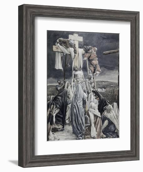 Descent from the Cross-James Tissot-Framed Giclee Print