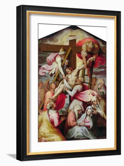 Descent from the Cross-Taddeo Zuccaro-Framed Giclee Print