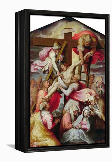 Descent from the Cross-Taddeo Zuccaro-Framed Premier Image Canvas