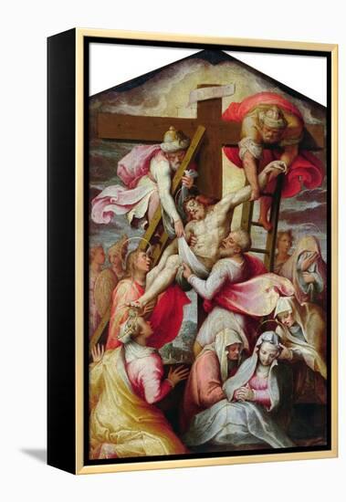 Descent from the Cross-Taddeo Zuccaro-Framed Premier Image Canvas