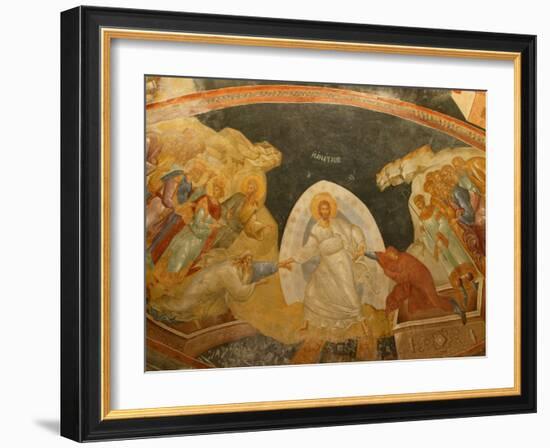 Descent of Christ into Limbo, Church of St. Saviour in Chora, Istanbul, Turkey, Europe-Godong-Framed Photographic Print