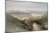 Descent to the Valley of Jordan-David Roberts-Mounted Giclee Print